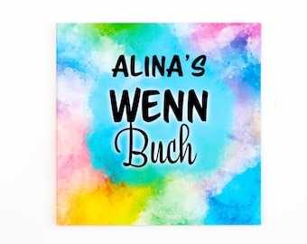 Wenn Buch mit Name - personalisiertes Geschenk zum Geburtstag Weihanchten Ostern