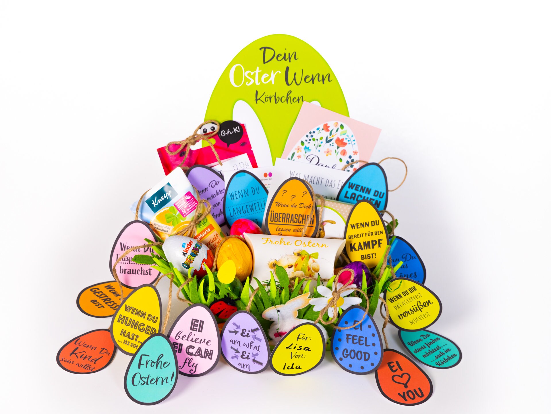 Make an Easter basket - If Box Easter - If basket craft set