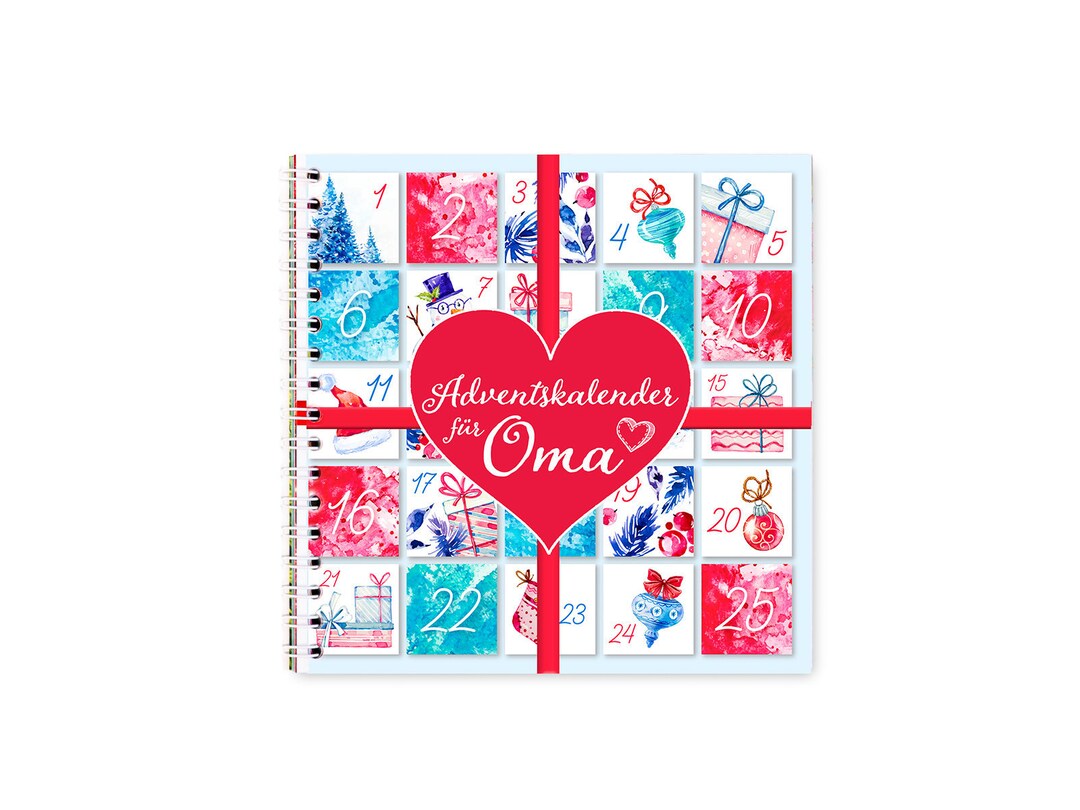 Advent Calendar for Grandma Etsy