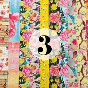 Wenn Buch basteln buntes Papier mit Blumen muster