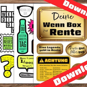Crea il tuo regalo per la pensione: scarica il file When Retirement Box