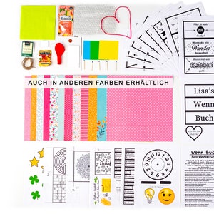 wenn buch basteln personalisiertes bastelset mit sprüchen und papier