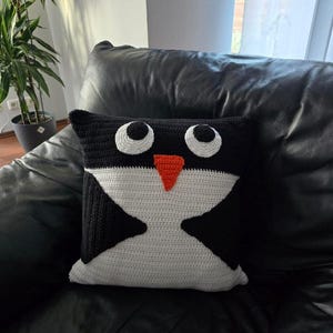 penguin decorative pillow