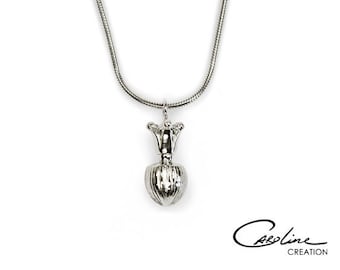 Colgante | Avellana con Corona | Plata