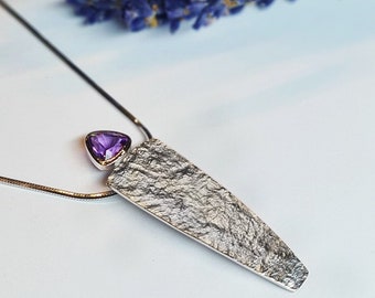 Collection Lavender | Anhänger Amethyst Triangel