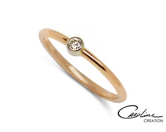 Engagement ring | Romance in Rosé | Rose gold | Brilliant