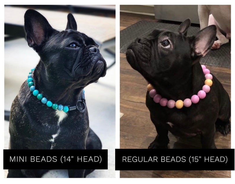 unbreakable boho unique custom Green Apple WOODEN durable Dog Collar bright large bead slip on collar necklace lime beaded