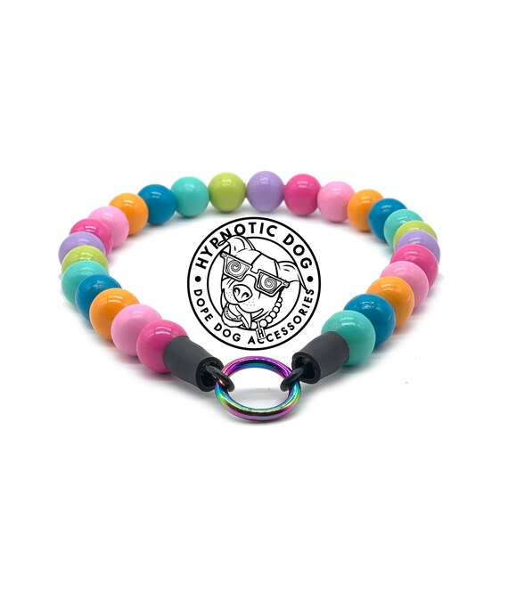 large bead dog collar