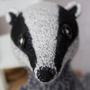 cuddly toy badger