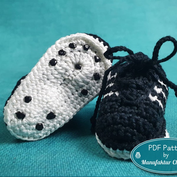 Decorative football boots crochet pattern, German, detailed DIY, detailed, keychain, 2 sizes, pocket tree, gifts for fans