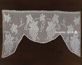 Curtain grapes, autumn collection, DIY instructions with 2 variants counted pattern with repeat for filet crochet, instant download,