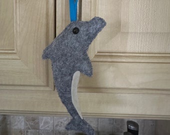 Dolphin decoration- felt dolphin