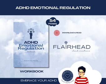 ADHS Workbook | Adhs Erwachsene | adhs managen | adhs work book | selbsthilfe arbeitsbuch | druckbares workbook