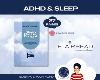 ADHS Ressourcen | Adhd ebook | adhd Hilfe | adhd Werkzeuge | Neurovielfalt | psychische Gesundheit | adhd schlaf | ausgeschlafen | digitaler Download | pdf