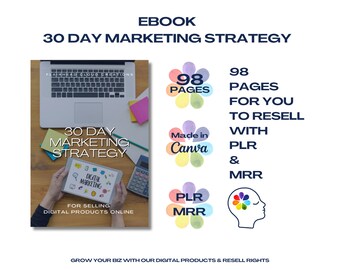 ebook Marketing Workbook | marketing strategy | mrr | plr | done for you | resell ebook | dfy | resell as your own | digital marketing