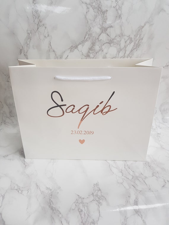 personalised bride gift bag