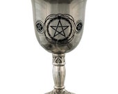 Chalice Large Pentagram Ritual Magic Altar Fest Wine Gicense Drinking Vessel stainless steel