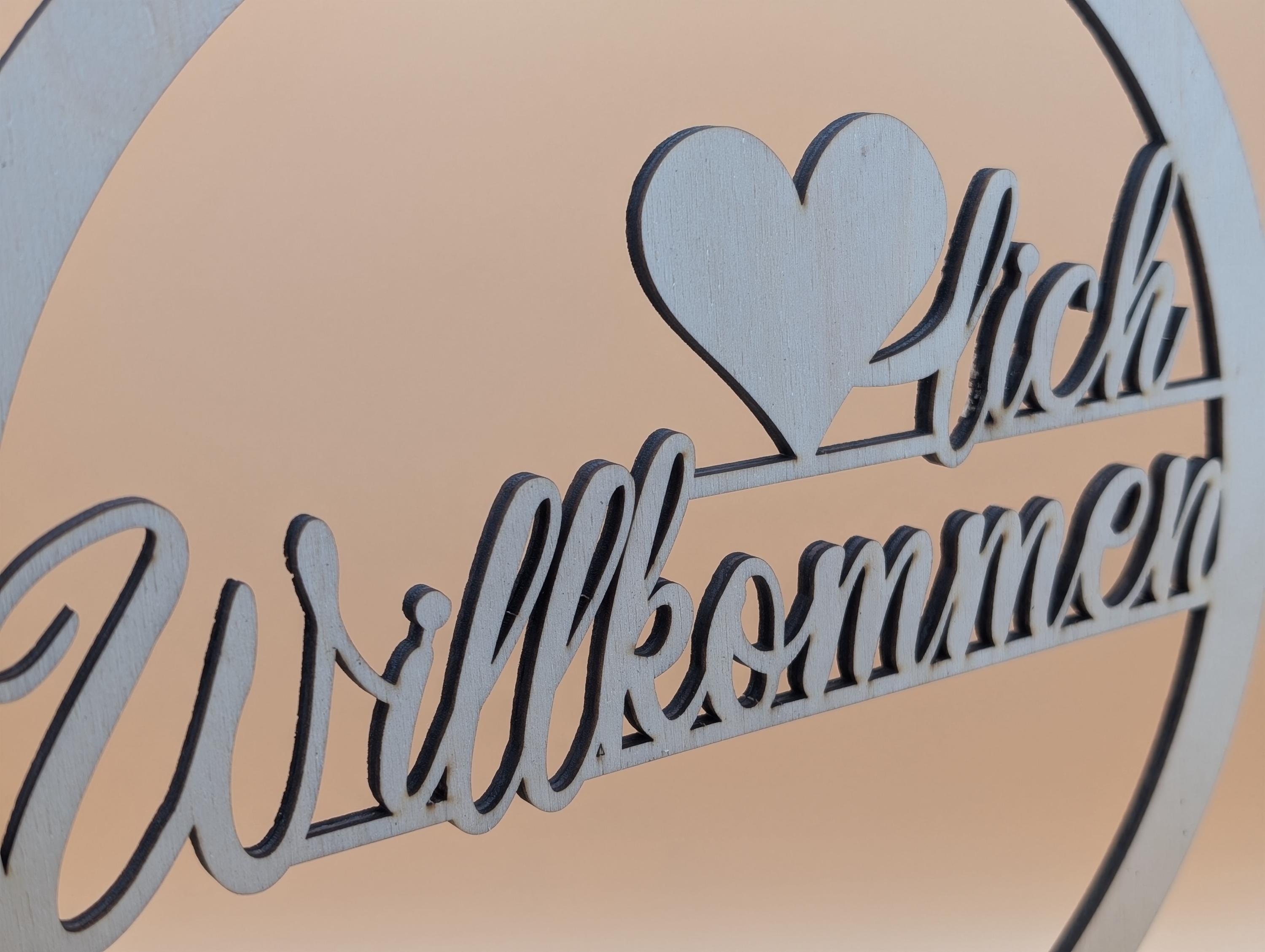 Laser File Welcome Houses Door Sign SVG DXF PDF Door Wreath Cutting ...