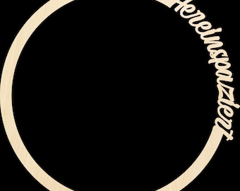 Laserdatei Hereinspaziert Wörterkranz Türschild SVG DXF PDF Türkranz Schnittdatei Plotterdatei Laser Cut Digital Download Laser Deutsch