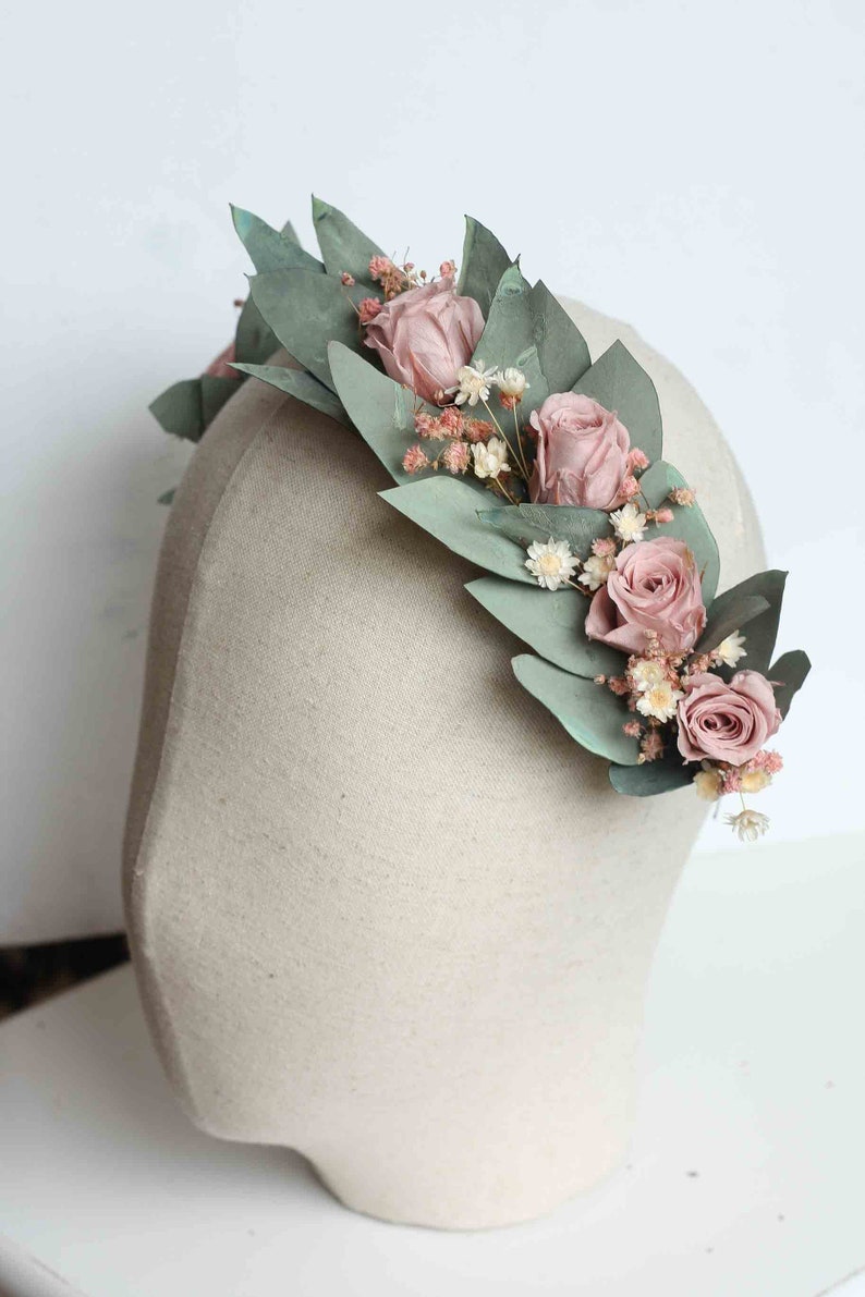 Vintage colour white washed eucalytus with rusty miniature ...