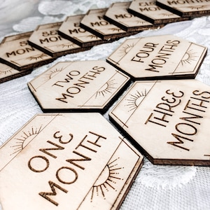 DIGITAL FILE! Milestone SVG. Monthly milestones. Boho milestones. Modern milestones.