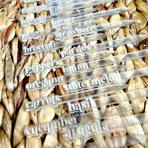 Plant stakes. Garden markers
