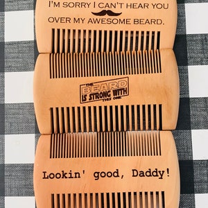 Pettine da barba personalizzato, pettine da barba, matrimonio, regalo sposi, imbottitura calze, pettini papà, regali papà