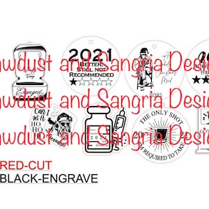 DIGITAL FILE ONLY* 2021 ornament bundle