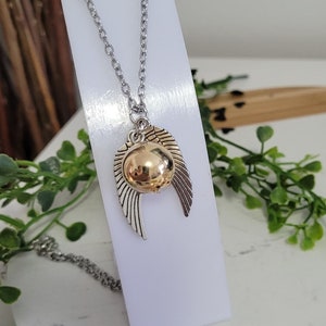 Harry Potter Collier avec pendentif Vif d'or en argent sterling et argent  sterling, Argent