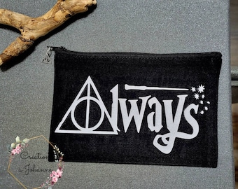 Harry Potter Always pencil case - Always pen case HP - Harry Potter fan school gift school gift