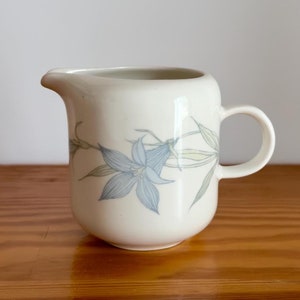 Arabia Finland Arctica Sinikello (Bluebell) Creamer Rare Vintage Ceramics by Inkeri Leivo