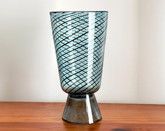 Iittala Arabia Fauna Clear Tall Bowl Vase | Oiva Toikka - Etsy