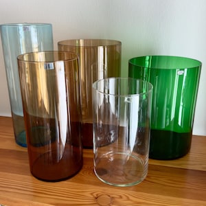 Nuutajärvi Finland Purtilo Turqoise Vase Jar Rare Vintage Art Glass by Kaj Franck