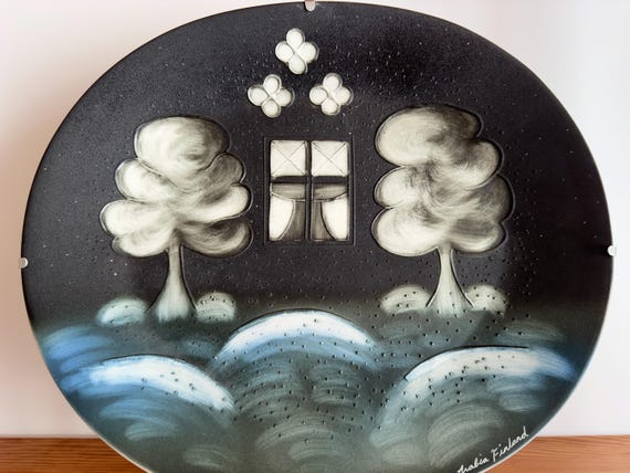 Arabia Finland Winter (talvi) Ceramic Wall Plate Art Platter