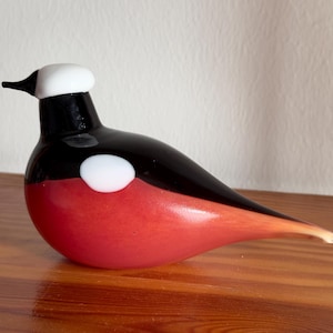 工芸品 Oiva Toikka Bird JUHLAKUKKO ROOSTER1997 Oiva Toikka Festive Rooster (kukko) Glass Bird 1997 25 Years