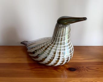 Oiva Toikka Kuikka (diver) Glass Bird Extremely Magnificent Rare