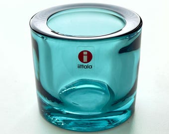 Iittala Marimekko KIVI Blue Votive - Etsy