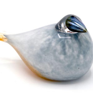 Oiva Toikka Siberian Jay (siperian Kuukkeli) Rare Art Glass