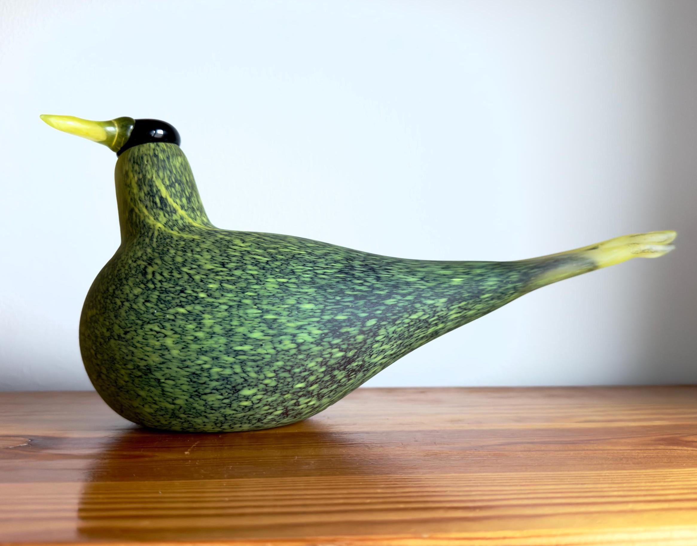 Oiva Toikka Guillemont (kiisla) Big Art Glass Bird Very Rare Split