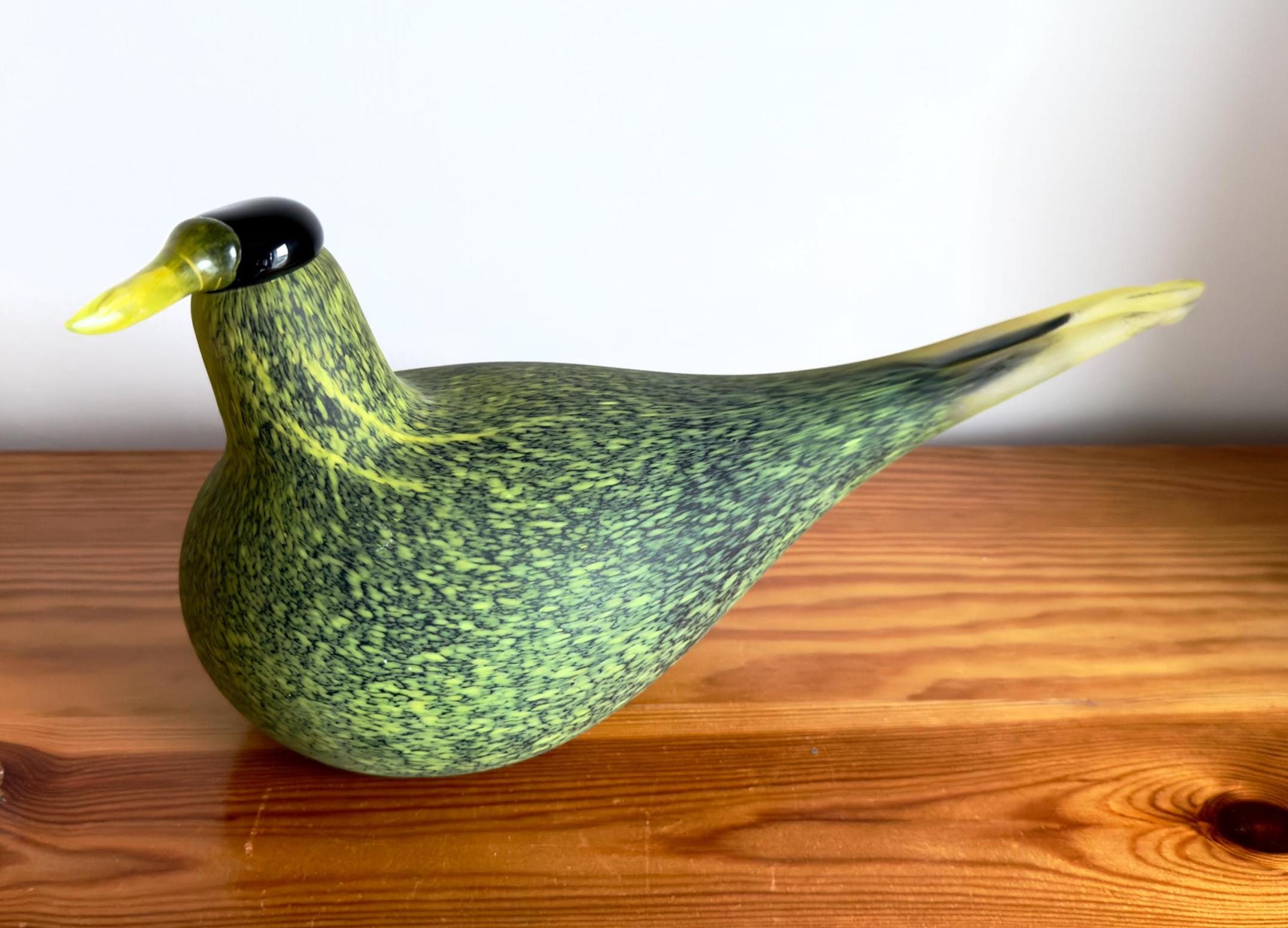 Oiva Toikka Guillemont (kiisla) Big Art Glass Bird Very Rare Split