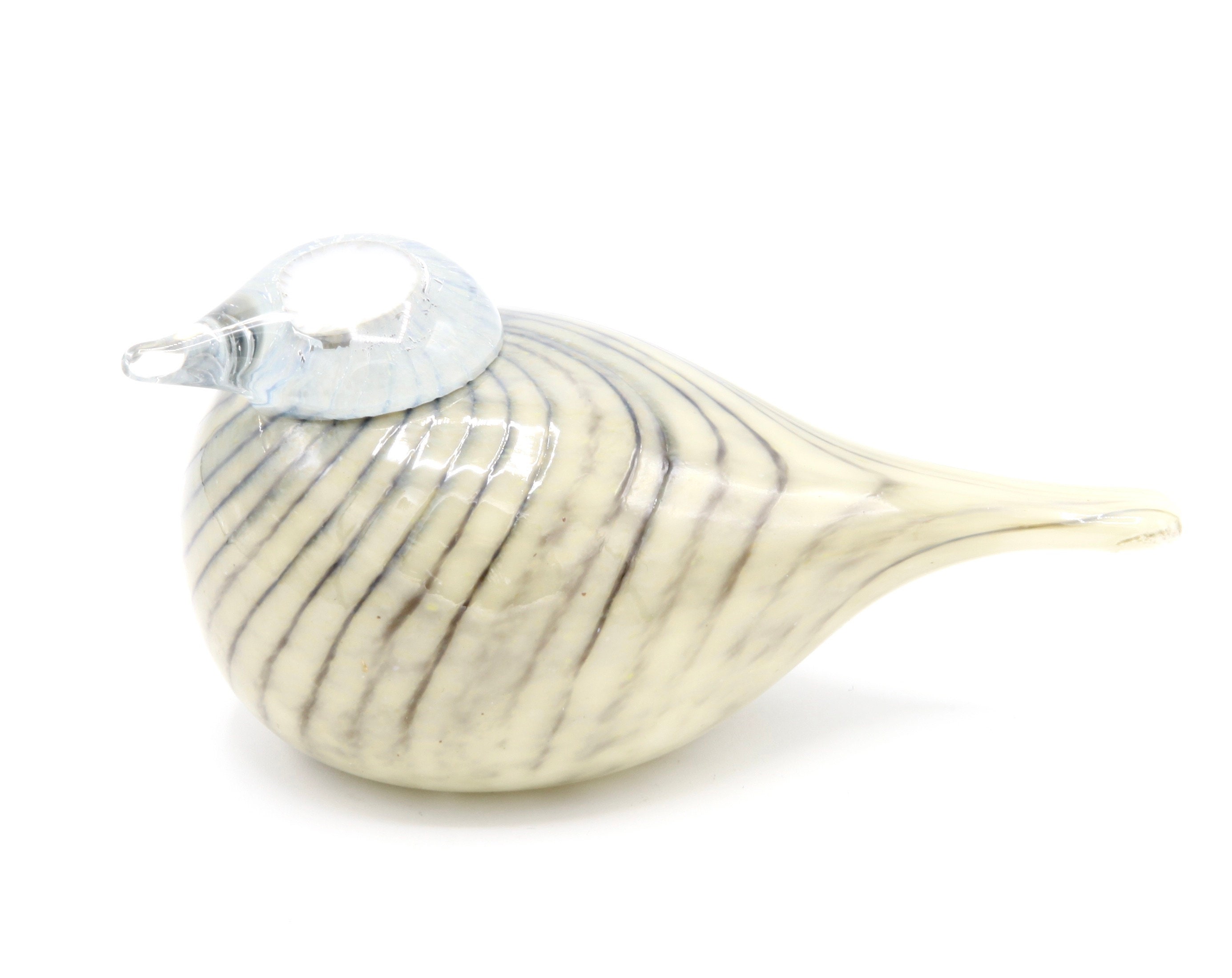 Oiva Toikka Sparrow Varpunen SMS Limited Edition Art Glass Bird