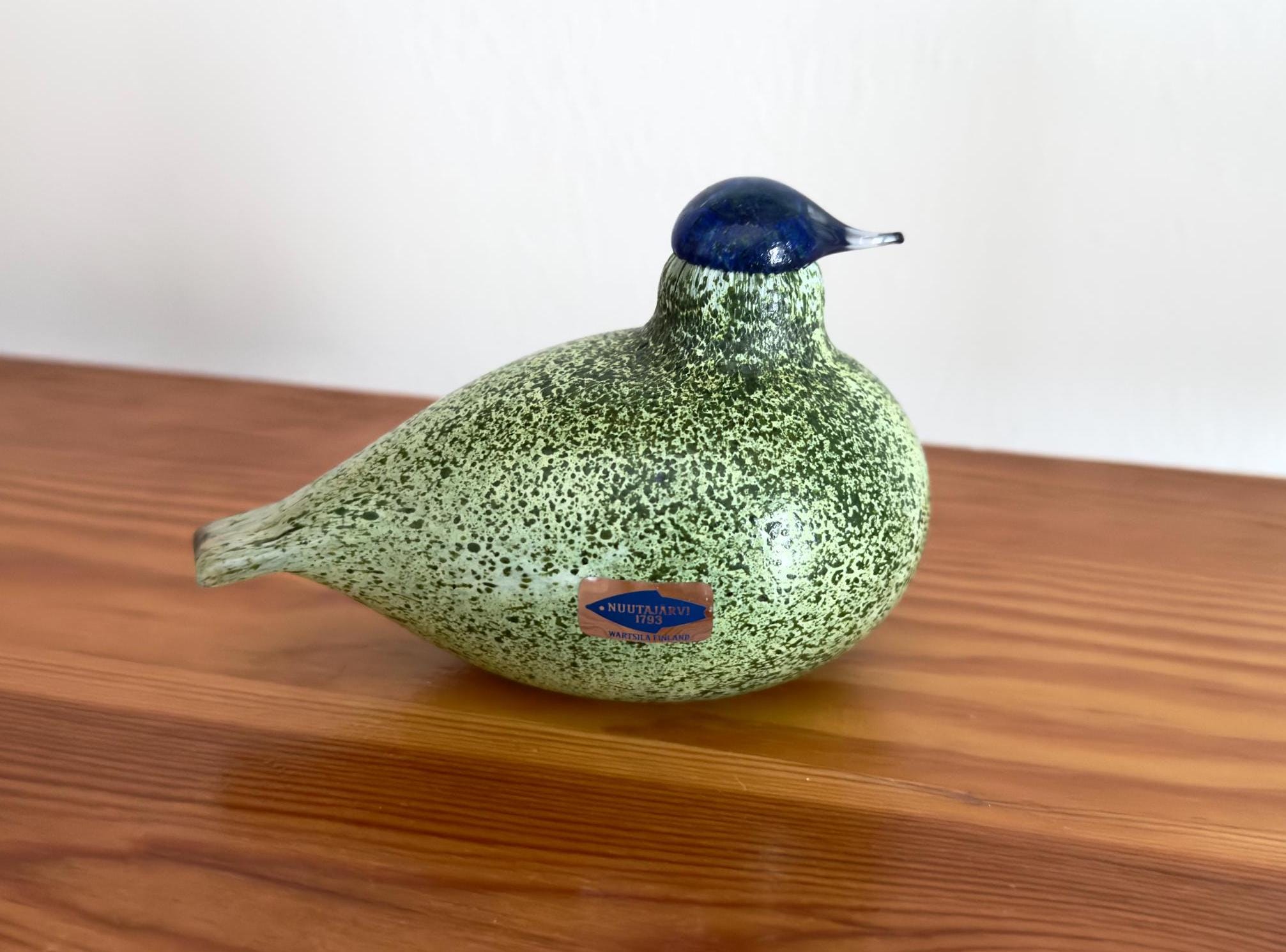 Oiva Toikka Lamino Green Quail (viiriäinen) Very Rare 1980s
