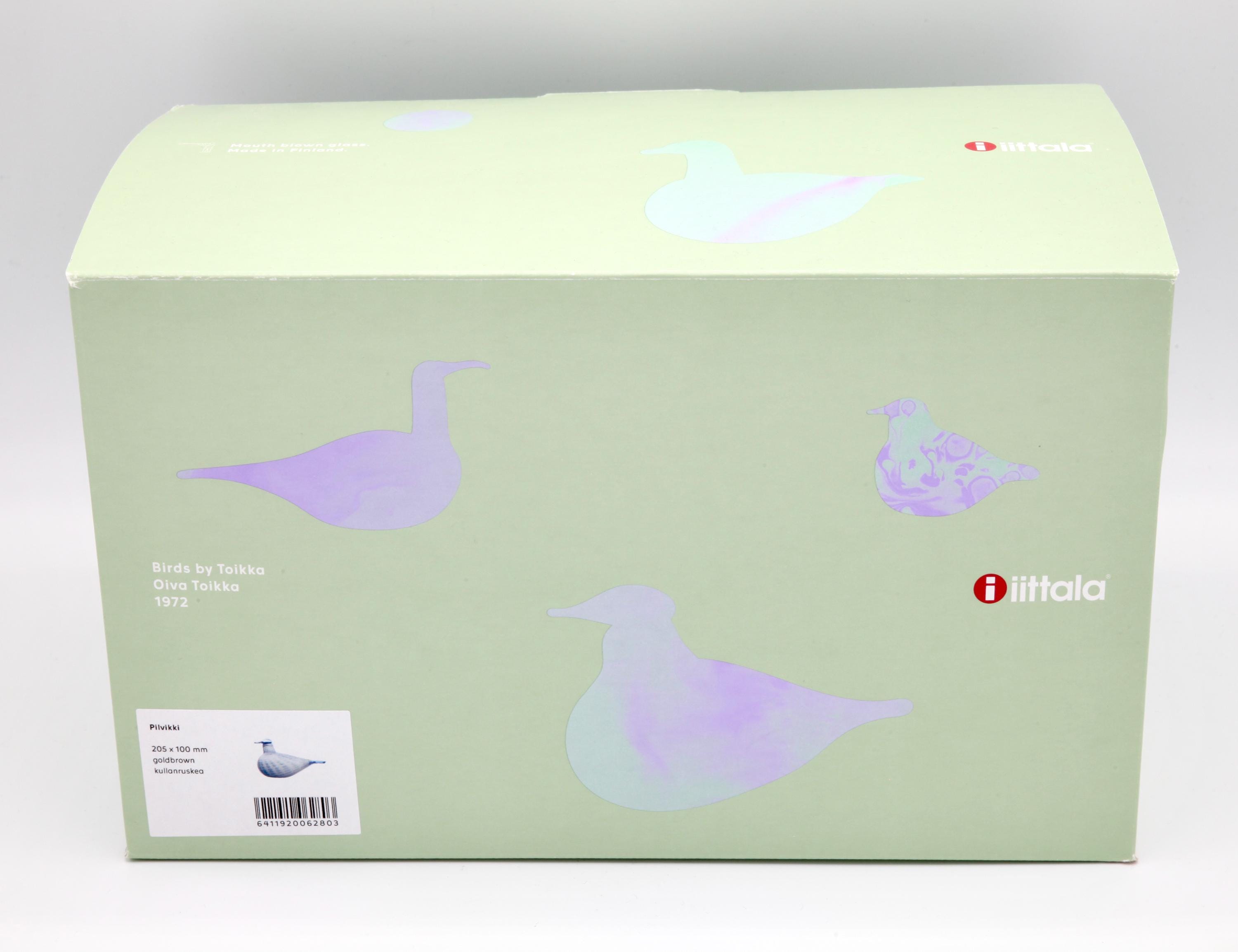 Oiva Toikka Pilvikki City of Vantaa Special Rare Art Glass Bird