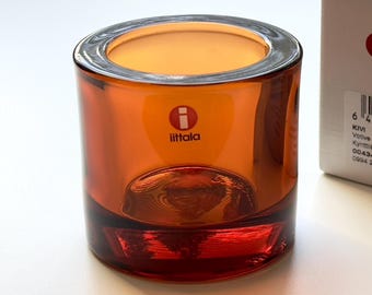 【専用】イッタラ kivi（廃盤レッドガーネット）＋キャンドル29個セット レア】旧ロゴ 廃盤Iittala kivi イッタラ キビ レッド＋イエロー