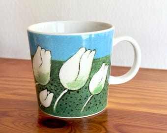Arabia Finland Always Beautiful Flower Mug Teema Design Ceramic Limited Edition by Heljä Liukko-Sundström Multiple available
