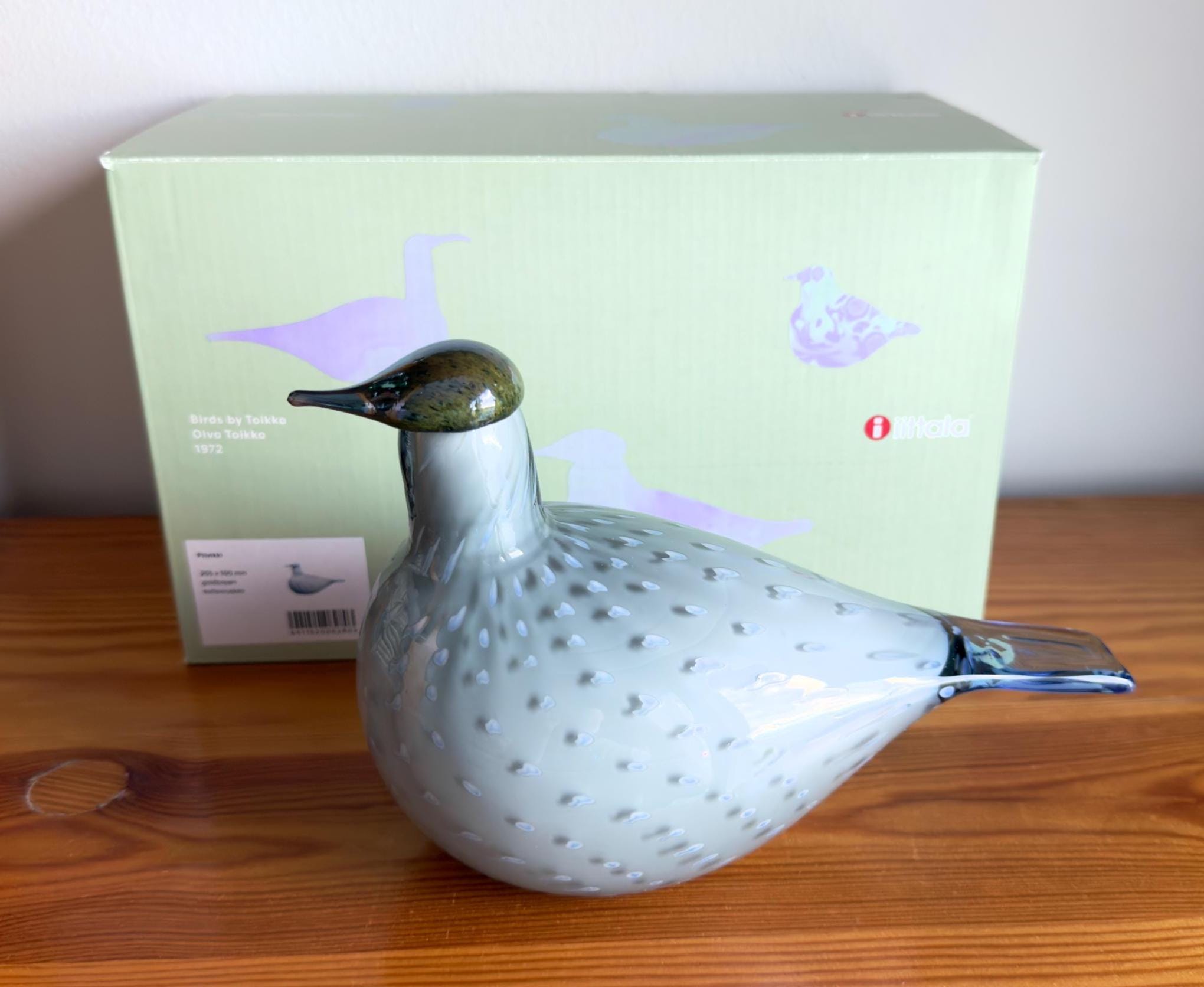 Oiva Toikka Pilvikki Glass Bird Special Rare City of Vantaa Art