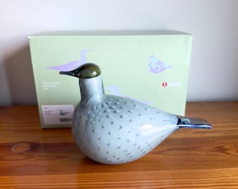 Oiva Toikka Small Smew (pikku-uivelo) Glass Bird Vintage Little