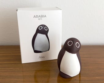 Arabia Finland Owl Figurine Design Ceramic Stoneware by Heljä Liukko-Sundström Multiple Available