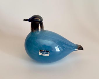Oiva Toikka Common Teal Female (tavitar) Glass Bird Design