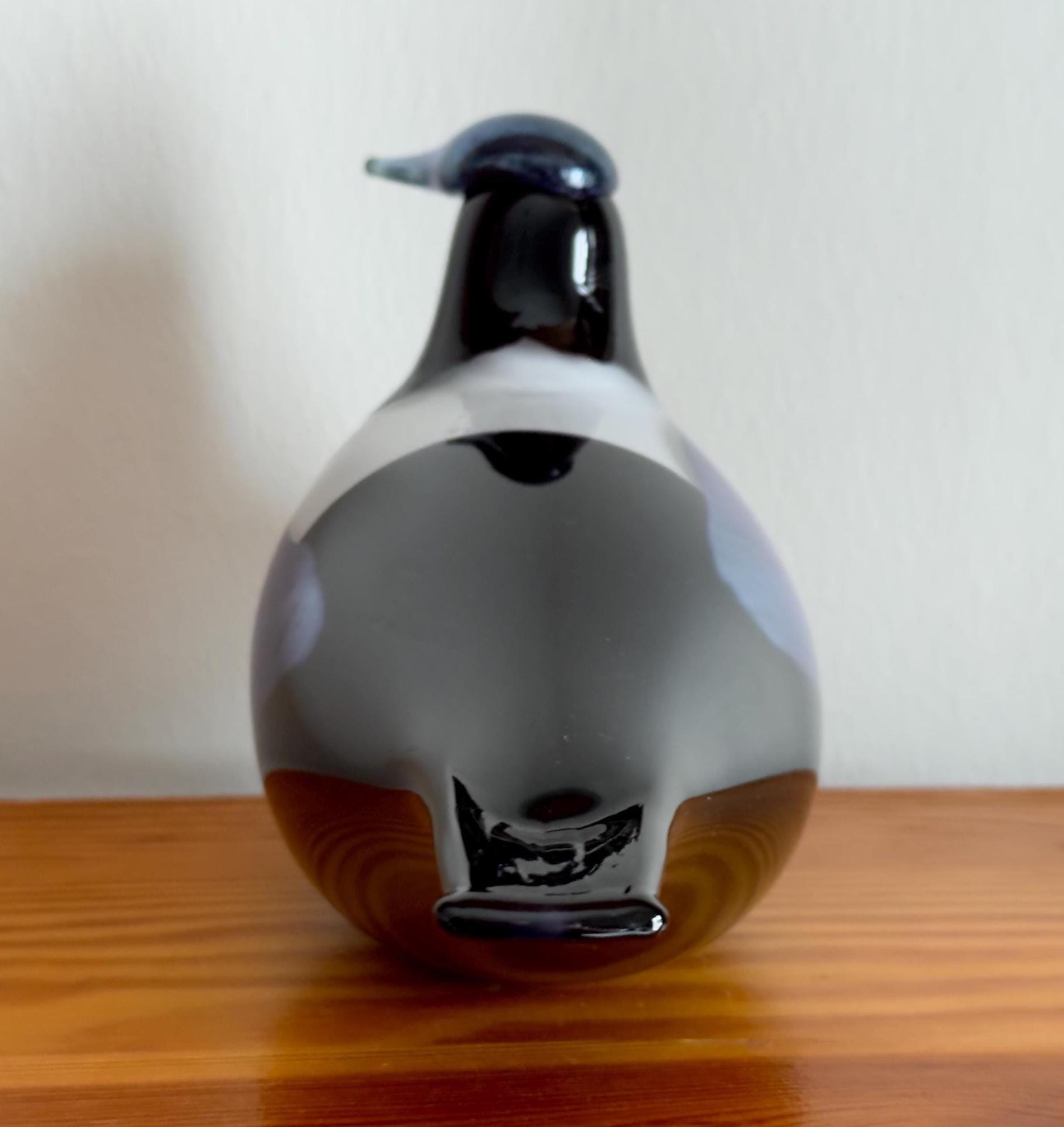 Oiva Toikka Magpie (harakka) Glass Bird Rare 1980s Elegant